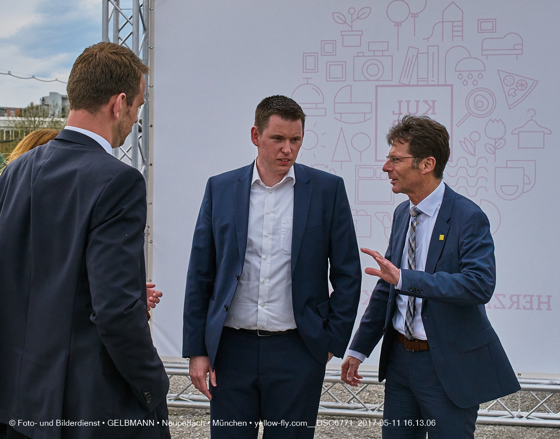 11. Mai 2017 - Grundsteinlegung für die LOGE und dem Kulturquadrat in Neuperlach